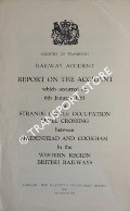 Railway Accident - Report on the Accident which occurred on 6th January 1961 at Strande Castle Occupation Level Crossing between Maidenhead and Cookham in the Western Region, British Railways by Ministry of Transport